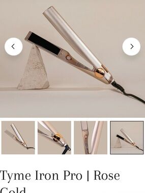 TYME Iron Pro | Rose Gold Styling Iron